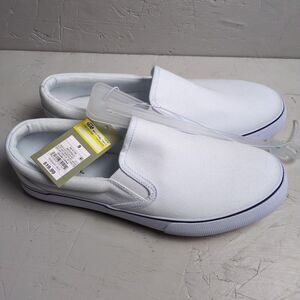 Goodfellow & Co Men's Phillip Twin Gore Sneakers, White, 11